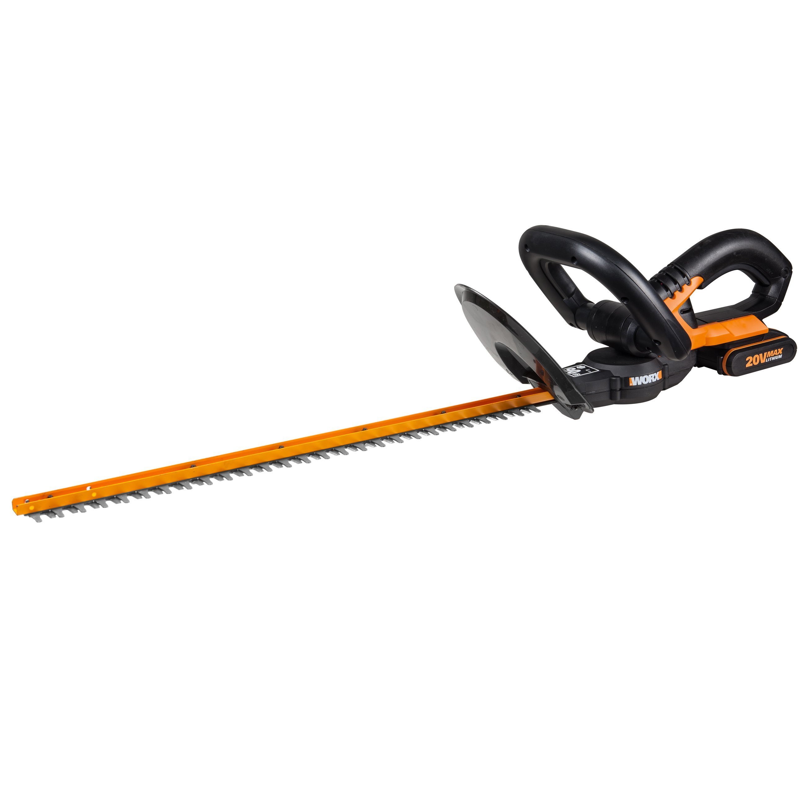 Worx WG259E 20V Akku-Heckenschere Worx WG259E 20V Akku-Heckenschere, 45-Grad Ansicht