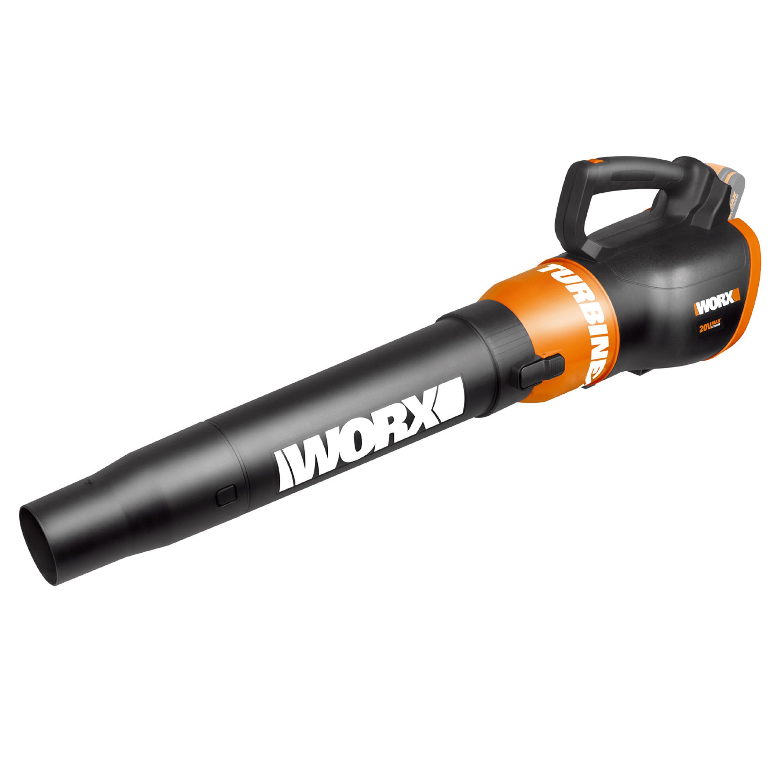 Worx WG546E.9 20V Akku-Laubbläser Turbine, ohne Akku und Ladegerät Worx WG546E.9 20V Akku-Laubbläser Turbine, ohne Akku und Ladegerät, 45-Grad Ansicht