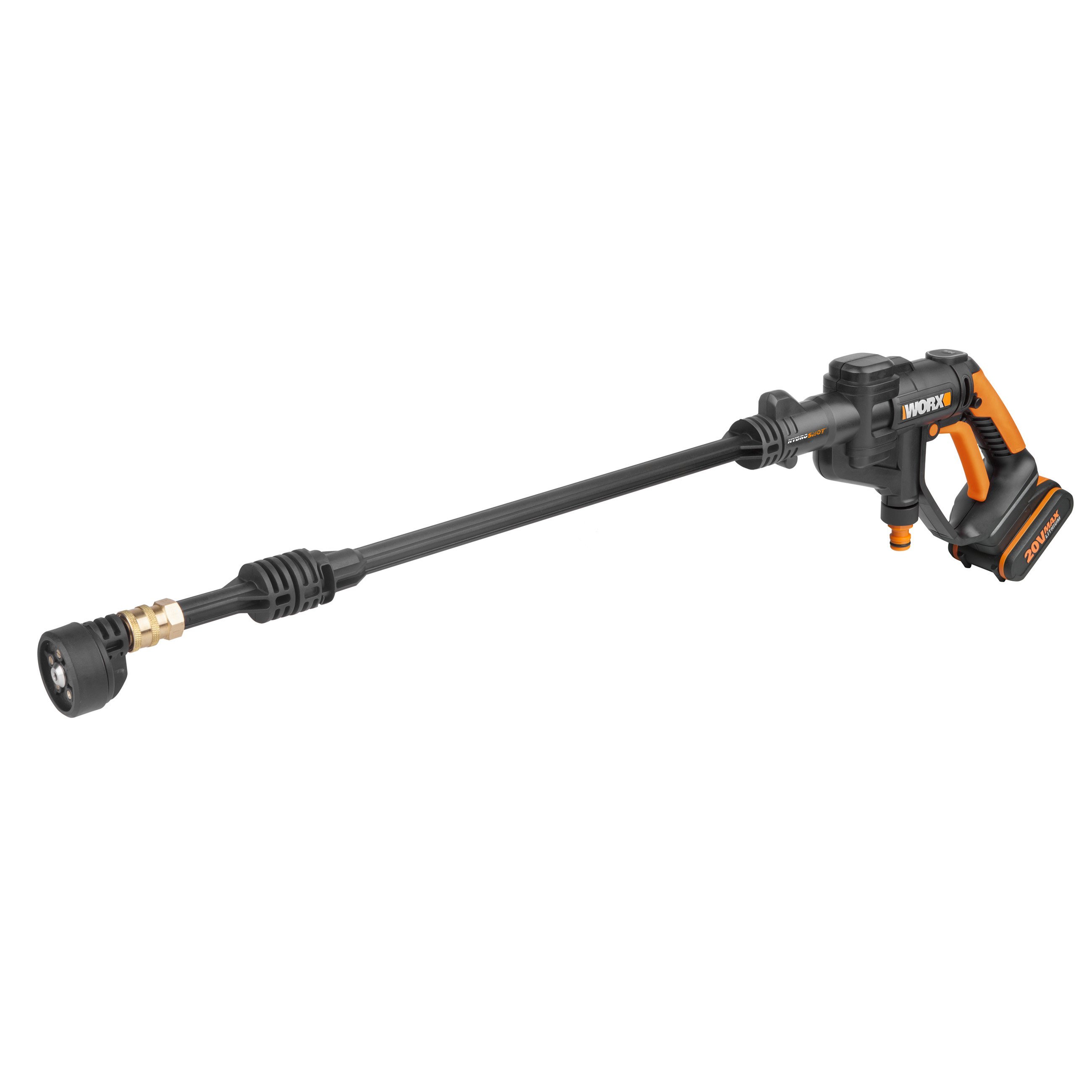 Worx WG629E Worx 20V Akku-Hochdruckreiniger mit Stahlrohr-Verlängerung