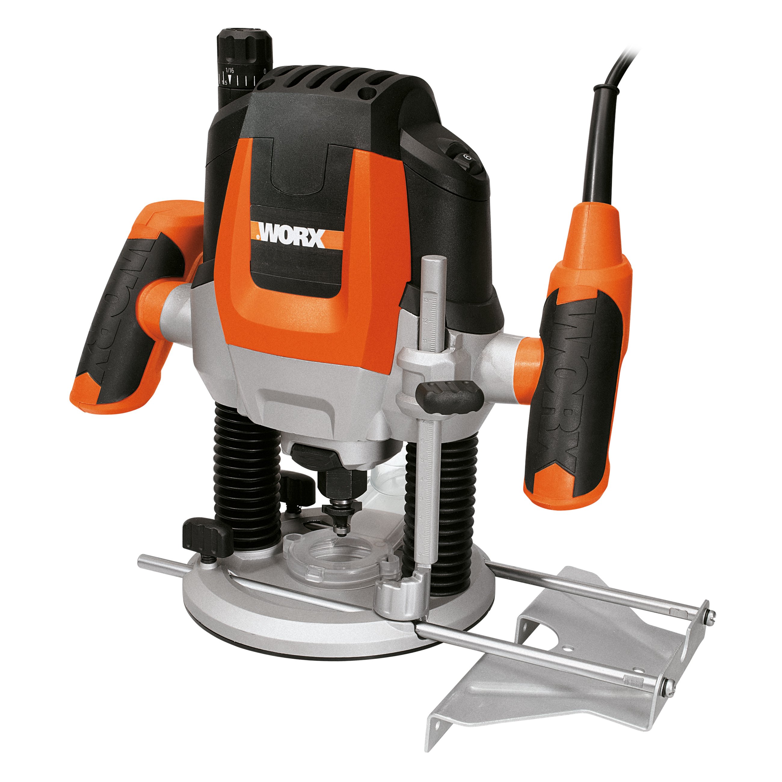 Worx WX15RT.2 Oberfräse Worx WX15RT.2 Oberfräse, 45-Grad-Ansicht